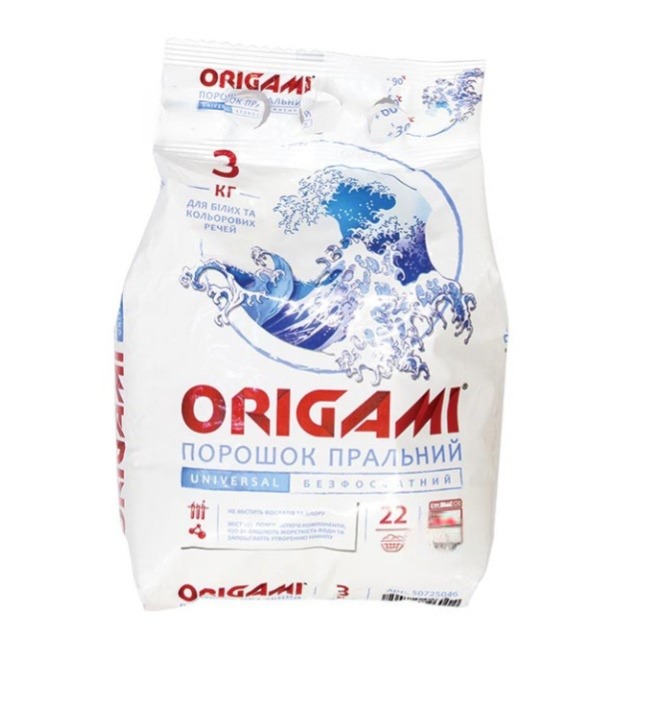 Порошок пральний ORIGAMI, універсальний, 3кг